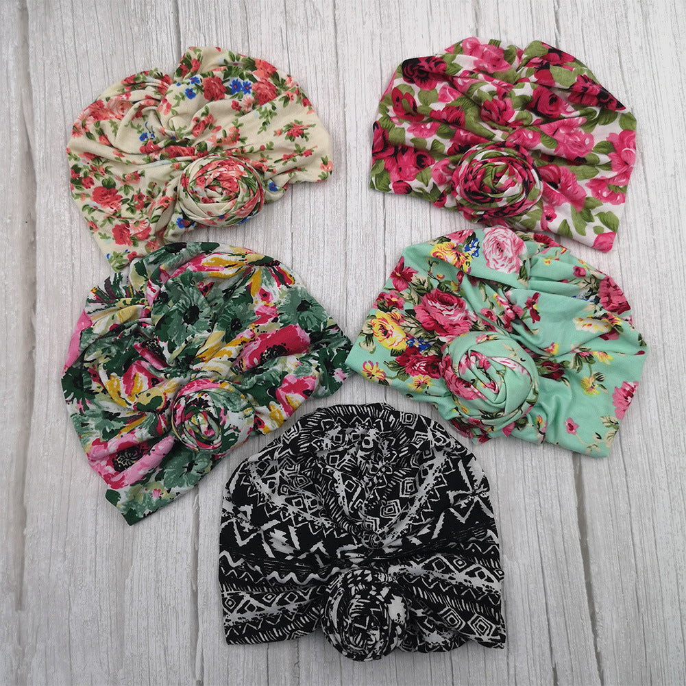 Bohemian baby cap - Cindi Book