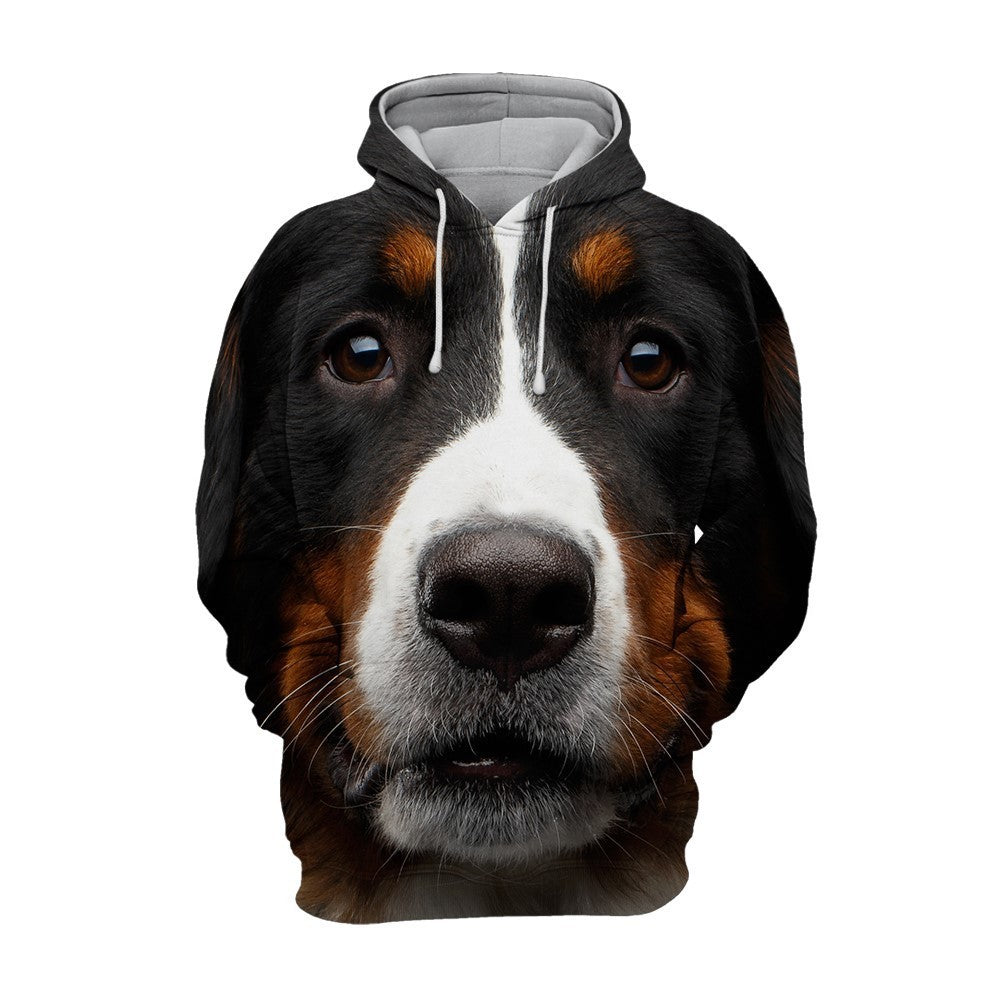 Animal Dog Print Hoodie Winter Hoodie Man's Sportswear - Cindi Book