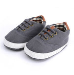 Solid color casual lace soft bottom baby canvas shoes baby shoes toddler shoes - Cindi Book