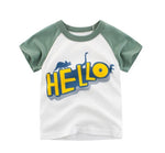 Children's Wear Summer New Korean Children's Boys Cotton T-shirt Men's Treasure In Children's Short Sleeves - Cindi Book