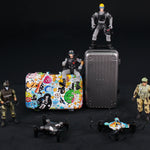 New Luggage Box Storage Box Folding Mini UAV Aerial Photography Remote Control Four Axis Children's Toys Drone - Cindi Book