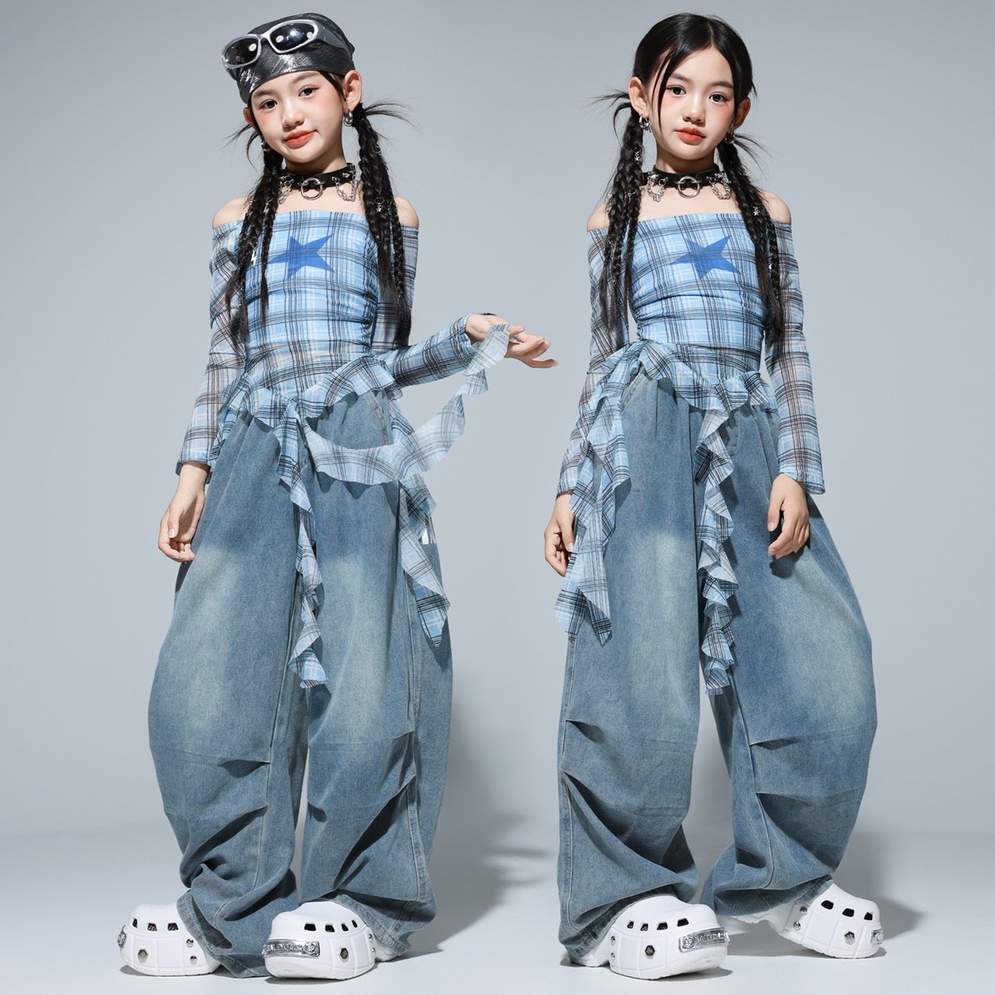 Girls Clothing Kids Hip-Hop Street Dance Trendy Outfit Set - Cindi Book