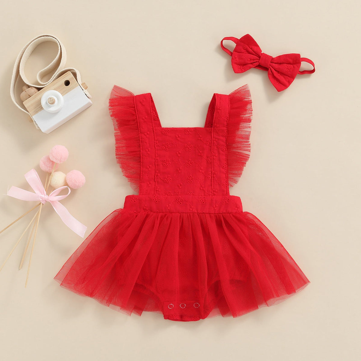 Baby Romper Infant Mesh Princess Dress - Cindi Book