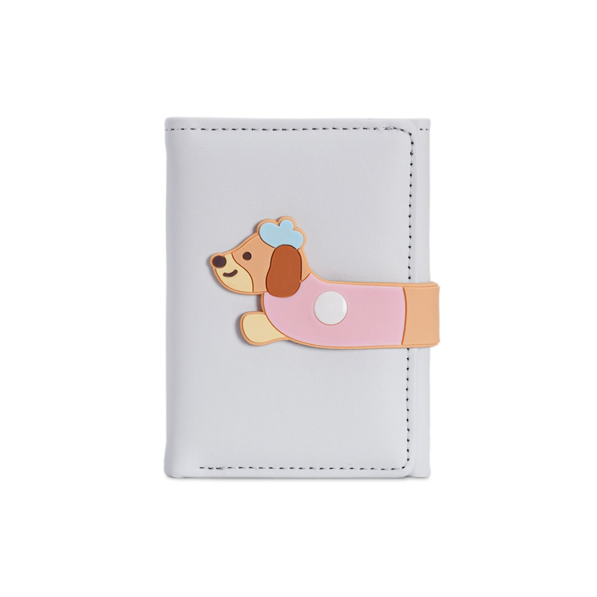 Girl Heart Cartoon Cute Illustration Student Mini Short Wallet - Cindi Book