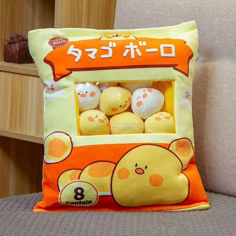A Big Bag Of Snack Doll Cute Doll Sleeping Pillow For Girl Ankle Biter Pillow - Cindi Book