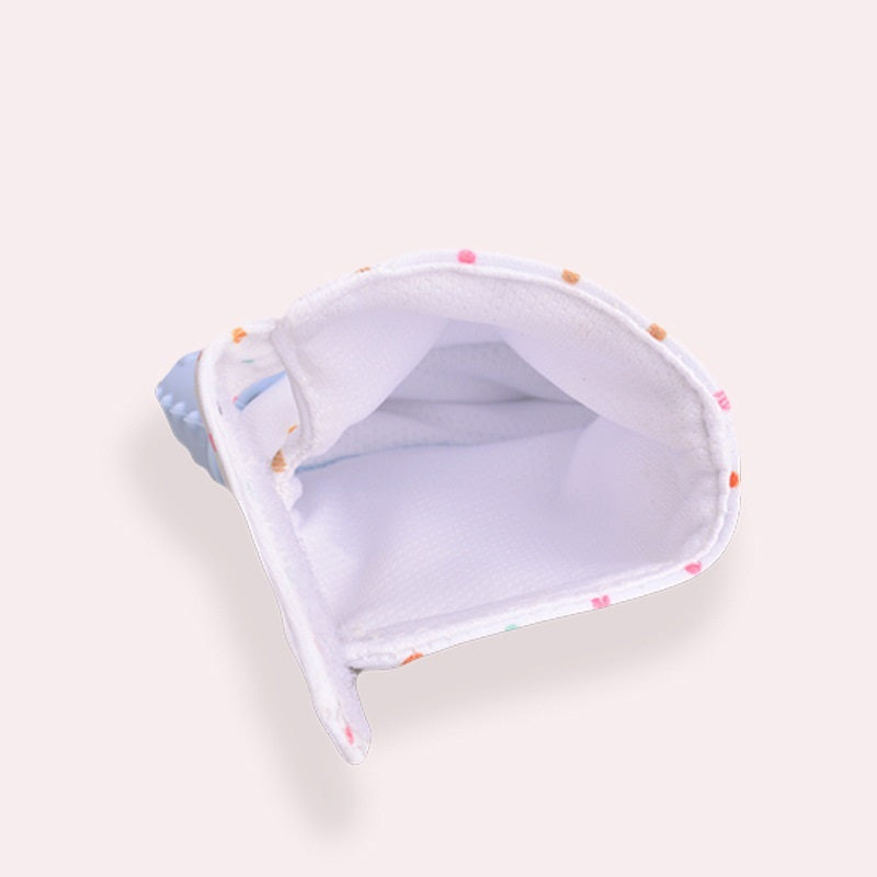 Baby teether baby anti-bite silicone molar gloves children's sound toys - Cindi Book