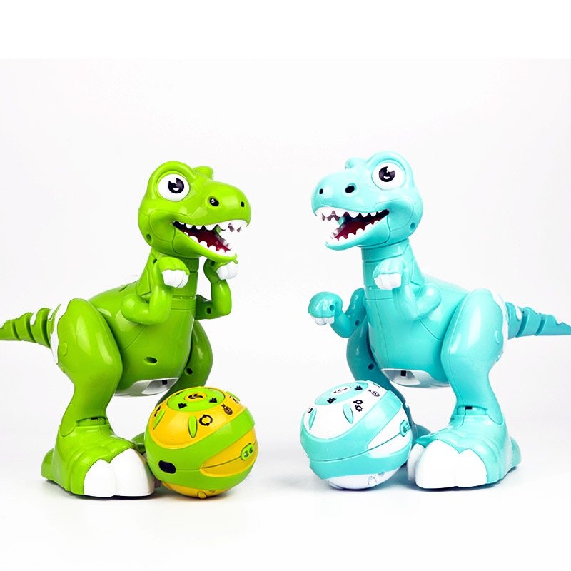 RC Dinosaur Intelligent Electronic Spray Music Dance 2-Colors Remote Control Dragon Animal Robots Child's Toys For Kids Gift - Cindi Book