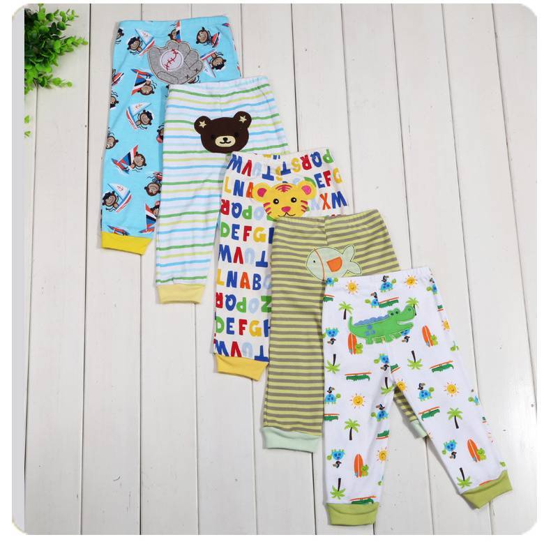 Cartoon print children's leggings 5 pieces - Cindi Book