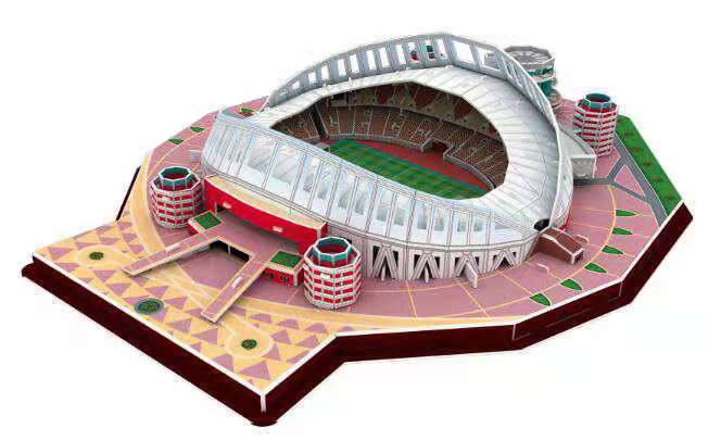 Classic Jigsaw DIY 3D Puzzle World Football Stadium European Soccer Playground Assembled Building Model Puzzle Toys For Children - Cindi Book