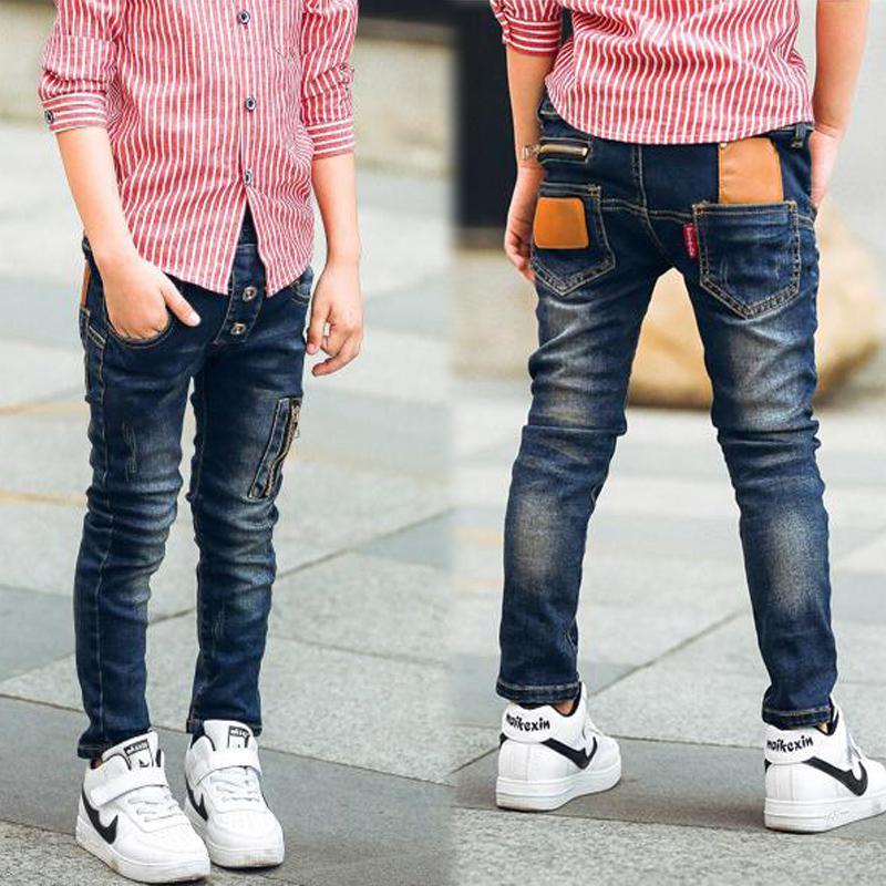 Boys stretch denim pants - Cindi Book