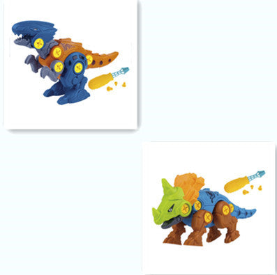 DIY Disassembly Assembly Dinosaur Toy Set Screw Nut Combination Assembling Dinosaur Model - Cindi Book