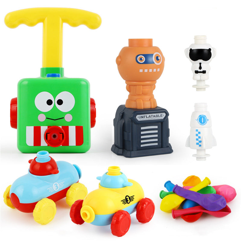 Power Balloon Launch Tower Toy Puzzle  Education Inertia Air Power Balloon Car Science Experimen Toy For Children Gift - Cindi Book