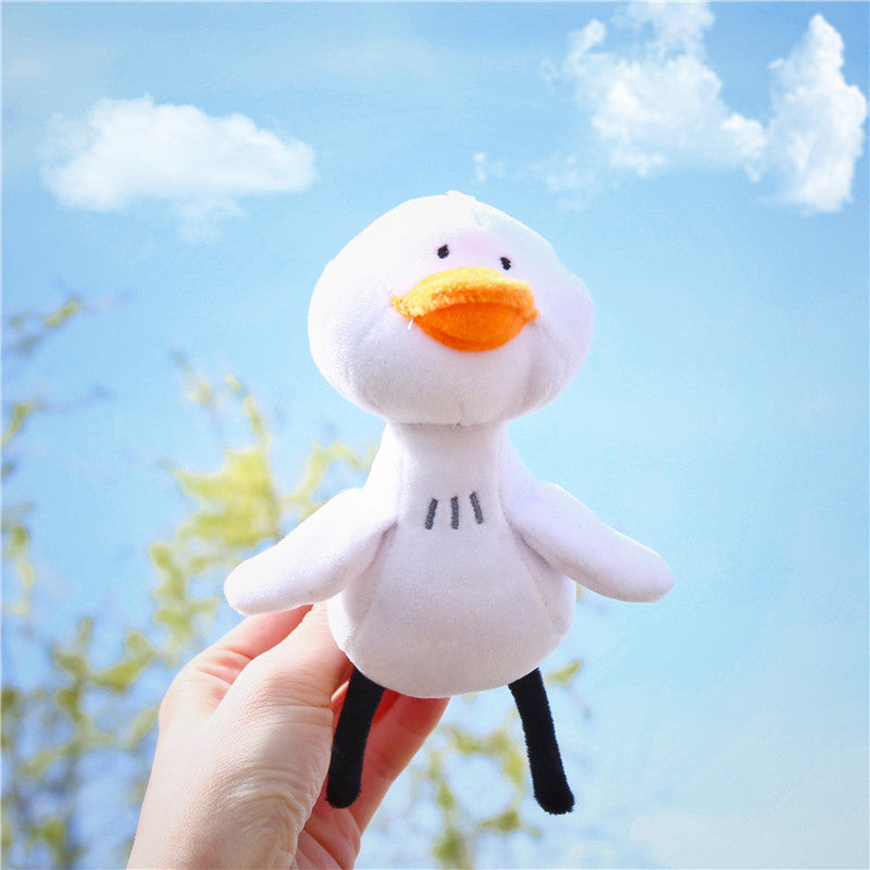 Little white duck plush pendant - Cindi Book