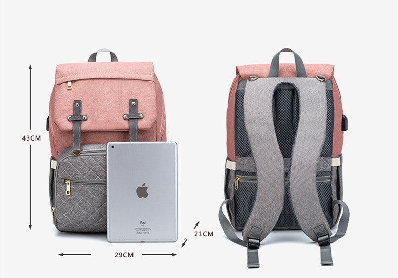 LEQUEEN Multifunctional Large Capacity Mummy Bag - Cindi Book