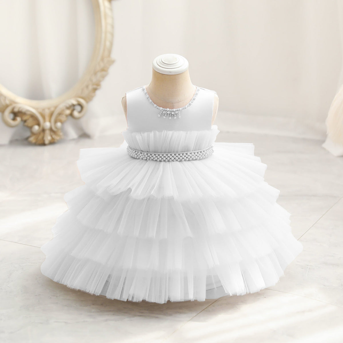 Children's Dress Color Matching Princess Dress Birthday Banquet Skirt - Cindi Book