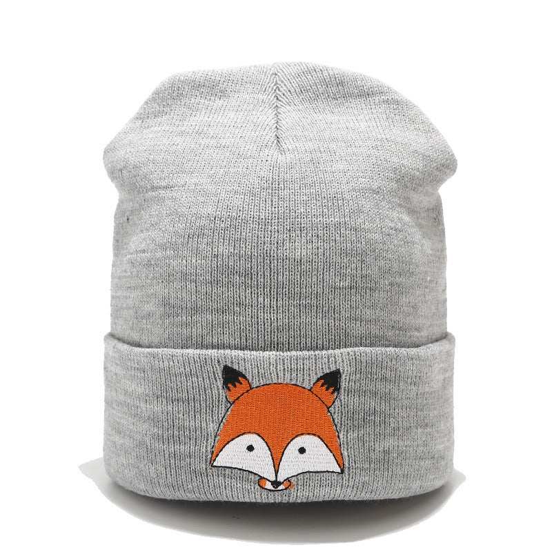 Embroidered wool cap - Cindi Book