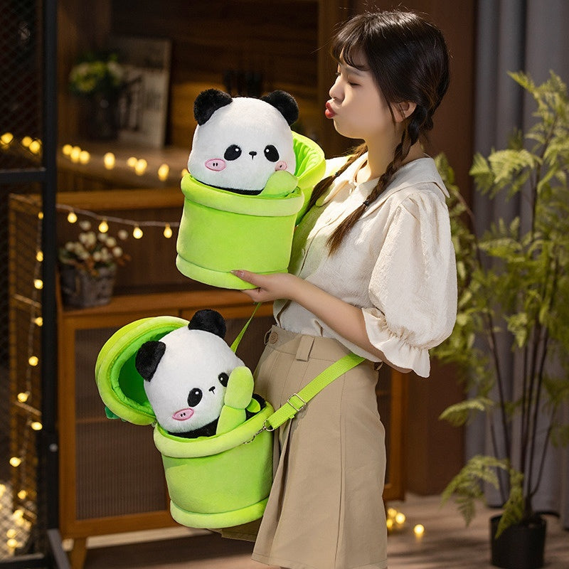 Bear Youcheng Bamboo Cute Backpack Plush Toy - Cindi Book