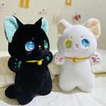 Cute Black And White Cat Doll Plush Toys - Cindi Book