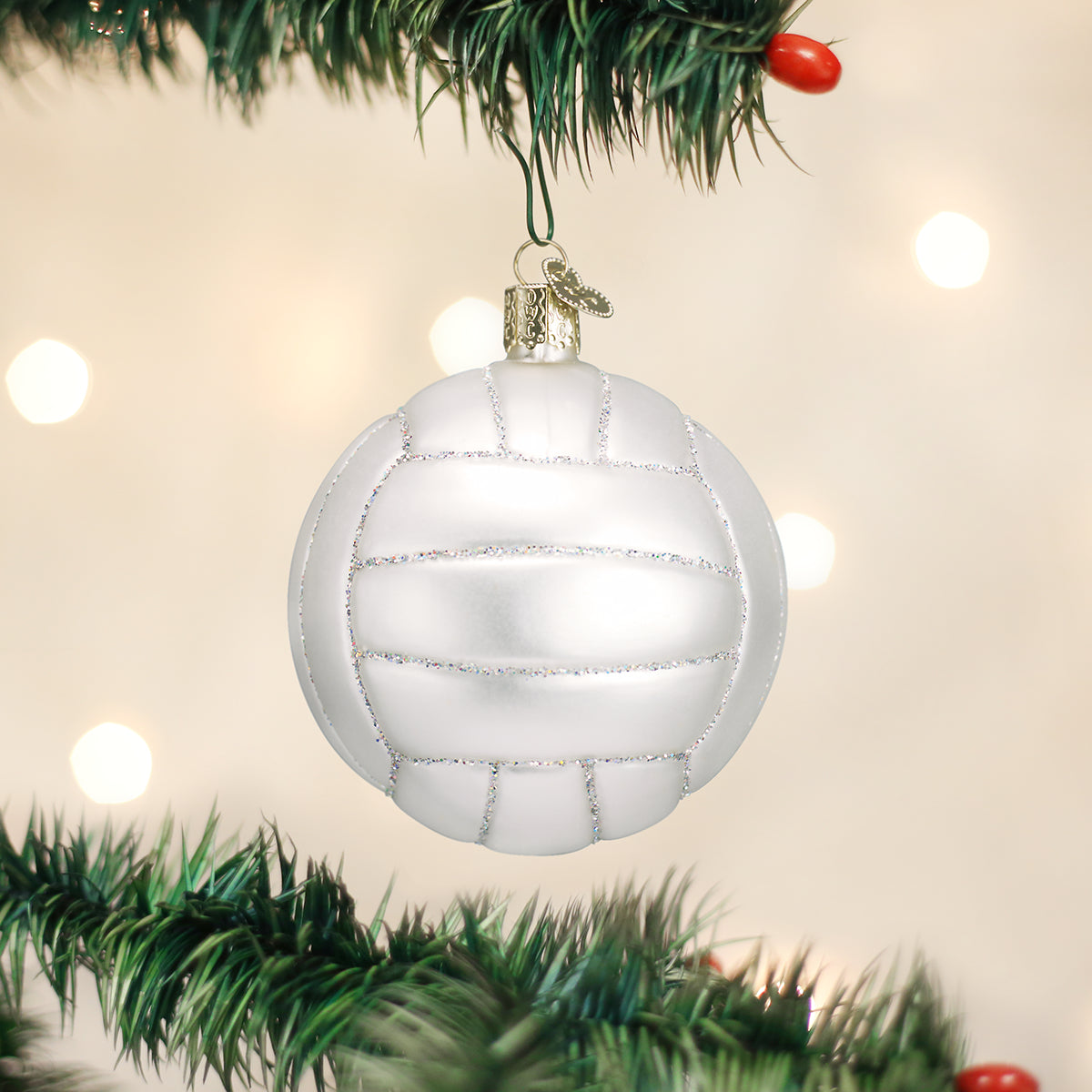 Old World Christmas Volleyball Christmas - hand-blown glass Christmas tree ornament