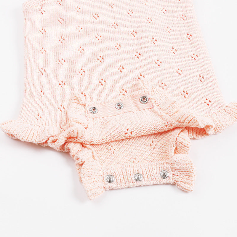 Baby Knitted Vest Wool Jumpsuit Spring And Autumn - Cindi Book