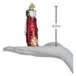 Old World Christmas Golf Bag Ornament - hand-blown glass Christmas tree ornament (view 4)