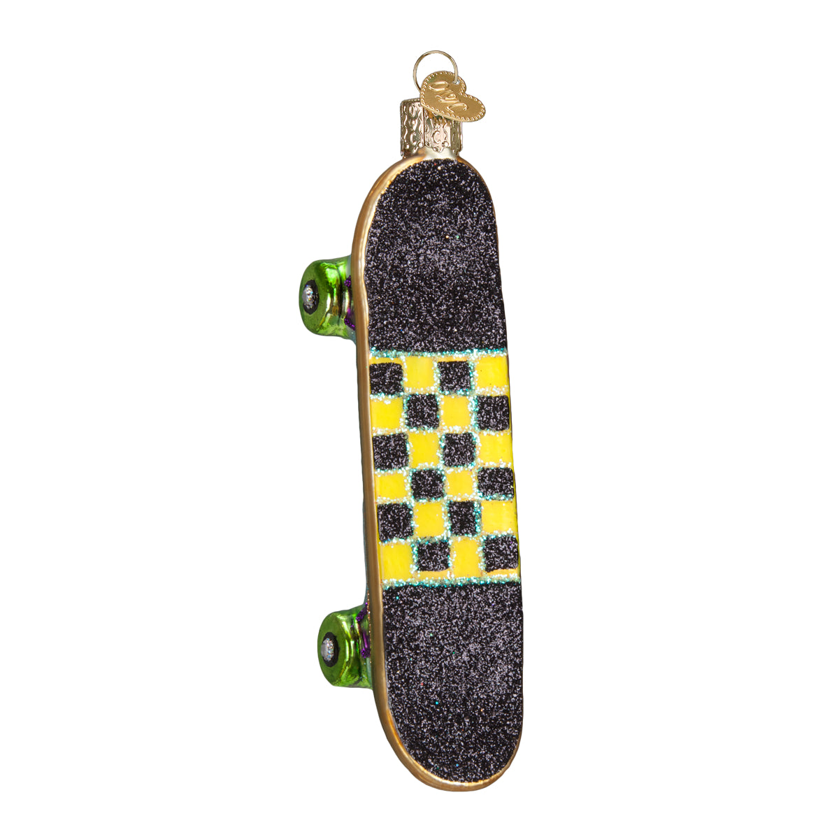 Old World Christmas Skateboard Ornament - hand-blown glass Christmas tree ornament (view 3)