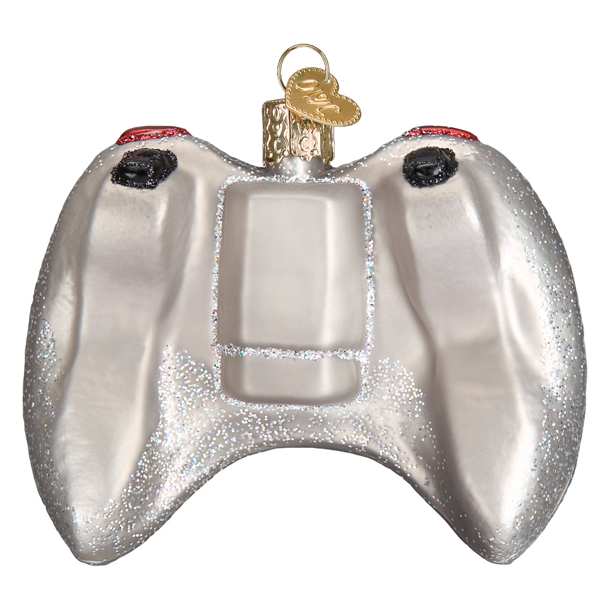Old World Christmas Video Game Controller Ornament - hand-blown glass Christmas tree ornament (view 4)