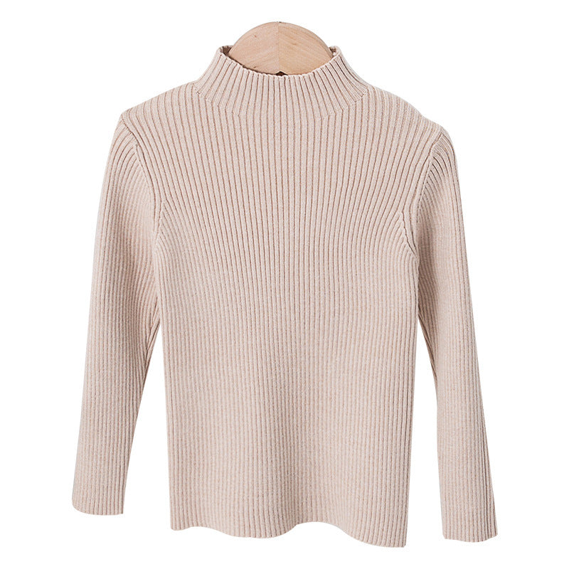 Children's Mock Neck Sweater Knitwear Top - Cindi Book