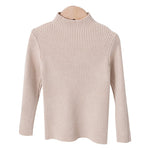 Children's Mock Neck Sweater Knitwear Top - Cindi Book