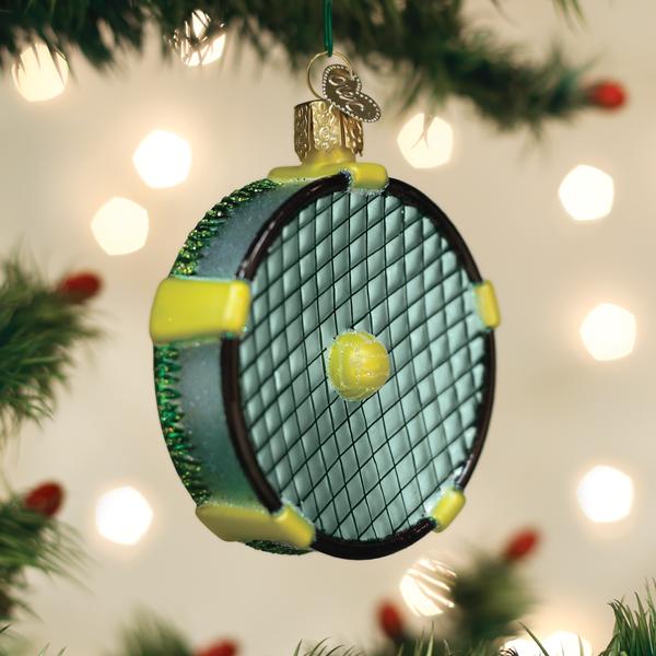 Old World Christmas Roundnet Ornament - hand-blown glass Christmas tree ornament