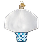 Old World Christmas Basketball Hoop Ornament - hand-blown glass Christmas tree ornament (view 4)