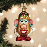 Old World Christmas Mrs. Potato Head Ornament - hand-blown glass Christmas tree ornament