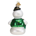 Old World Christmas Sam The Snowman Ornament - hand-blown glass Christmas tree ornament (view 4)