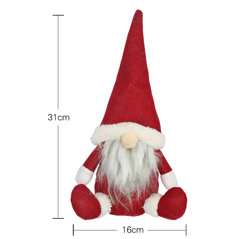 Christmas Faceless Old Man Doll Window Decoration - Cindi Book