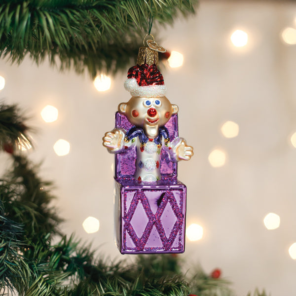 Old World Christmas Charlie-In-The-Box Ornament - hand-blown glass Christmas tree ornament