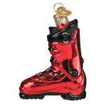 Old World Christmas Ski Boot Ornament - hand-blown glass Christmas tree ornament (view 3)