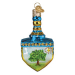 Old World Christmas Hanukkah Dreidel Ornament - hand-blown glass Christmas tree ornament (view 4)