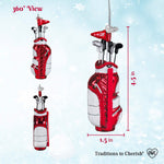 Old World Christmas Fairway Charm Ornament - hand-blown glass Christmas tree ornament (view 6)
