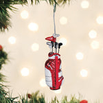 Old World Christmas Fairway Charm Ornament - hand-blown glass Christmas tree ornament