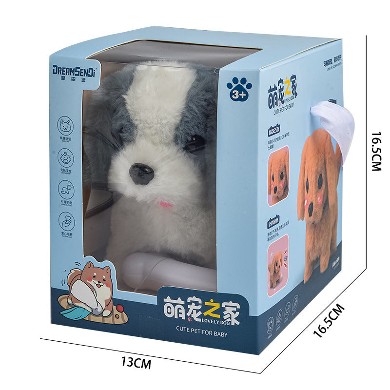 Children's Electric Simulation Plush Pet Teddy - Cindi Book