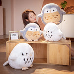 Cute Round Owl Doll Plush Toy Gift - Cindi Book