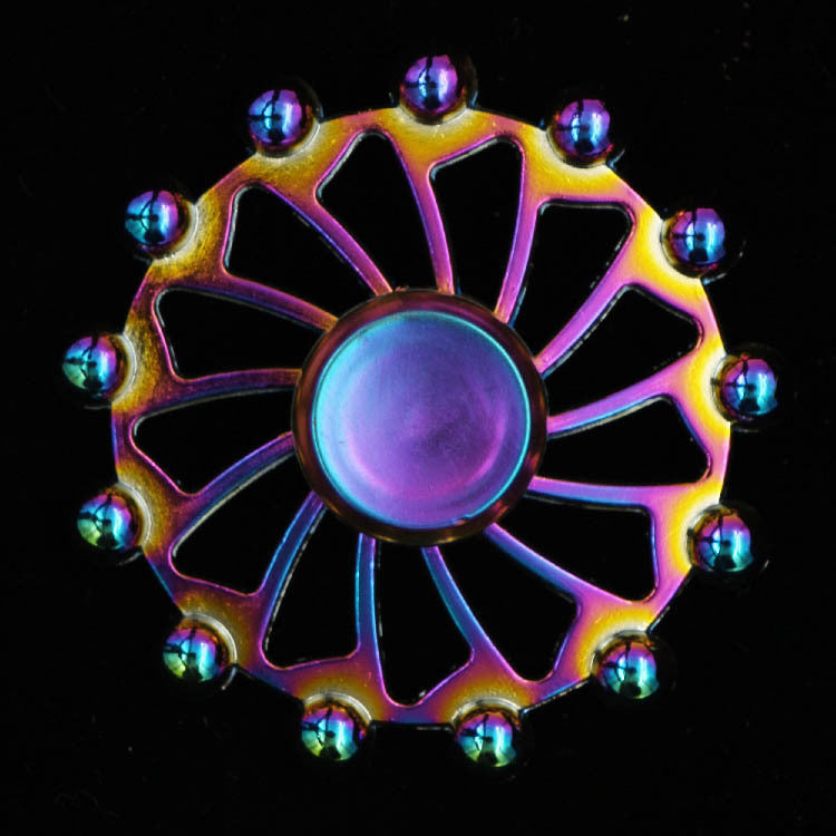 Zinc Alloy Electroplating Colorful Fingertip Top - Cindi Book