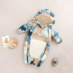 Clothes For Babies Baby Jumpsuits Winter Fleece-lined - Cindi Book