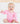 Bubblegum Pink L/S Flutter Bodysuit