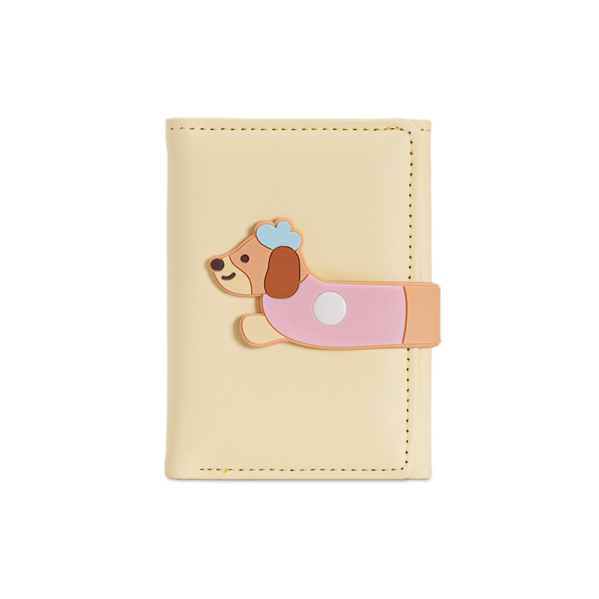Girl Heart Cartoon Cute Illustration Student Mini Short Wallet - Cindi Book