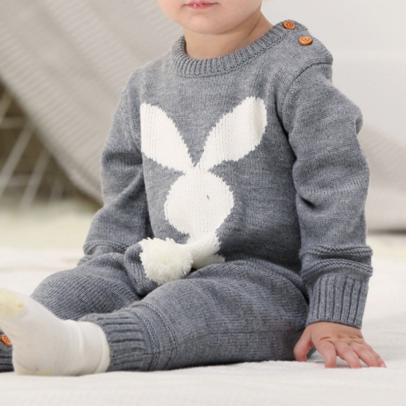 Rabbit knit jumpsuit - Cindi Book