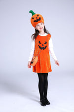 Children's Halloween costume girls pumpkin costume - Cindi Book