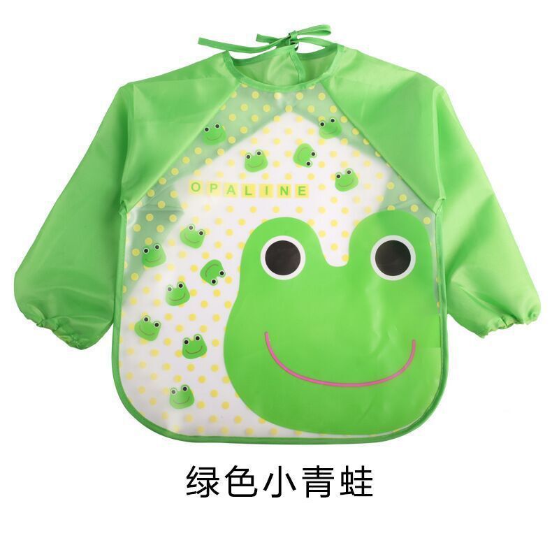 Children's Gown Long Sleeve Kids Waterproof Meal Baby Apron Painting Clothes Bib Protective Clothing - Cindi Book
