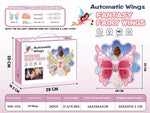 Light-emitting Children's Electric Butterfly Wings Back Decoration Angel Little Fairy Toy - Cindi Book