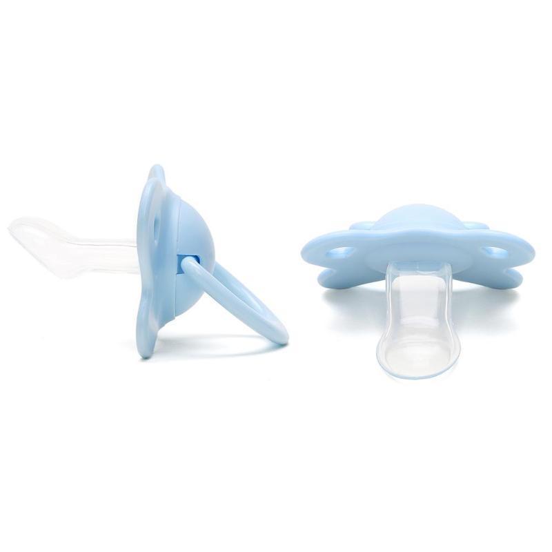 Pacifier Sleeping Baby Pacifier Newborn Silicone Pacifier Super Soft Flat Head - Cindi Book